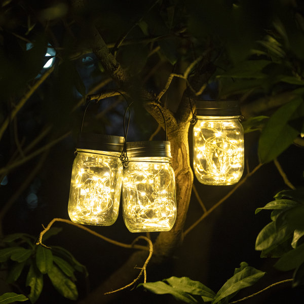 Soltoostar Solar Powered Led Outdoor Mason Jar Lantern (set Of 6